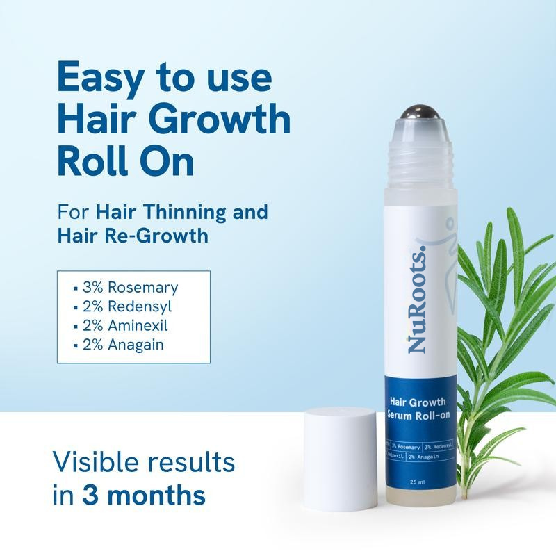 NuRoots™ Hair Growth Roll-On Serum