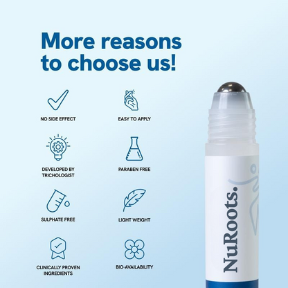 NuRoots™ Hair Growth Roll-On Serum